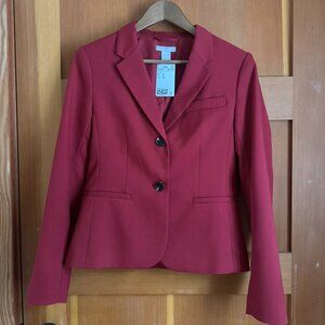 New H&M Red Blazer